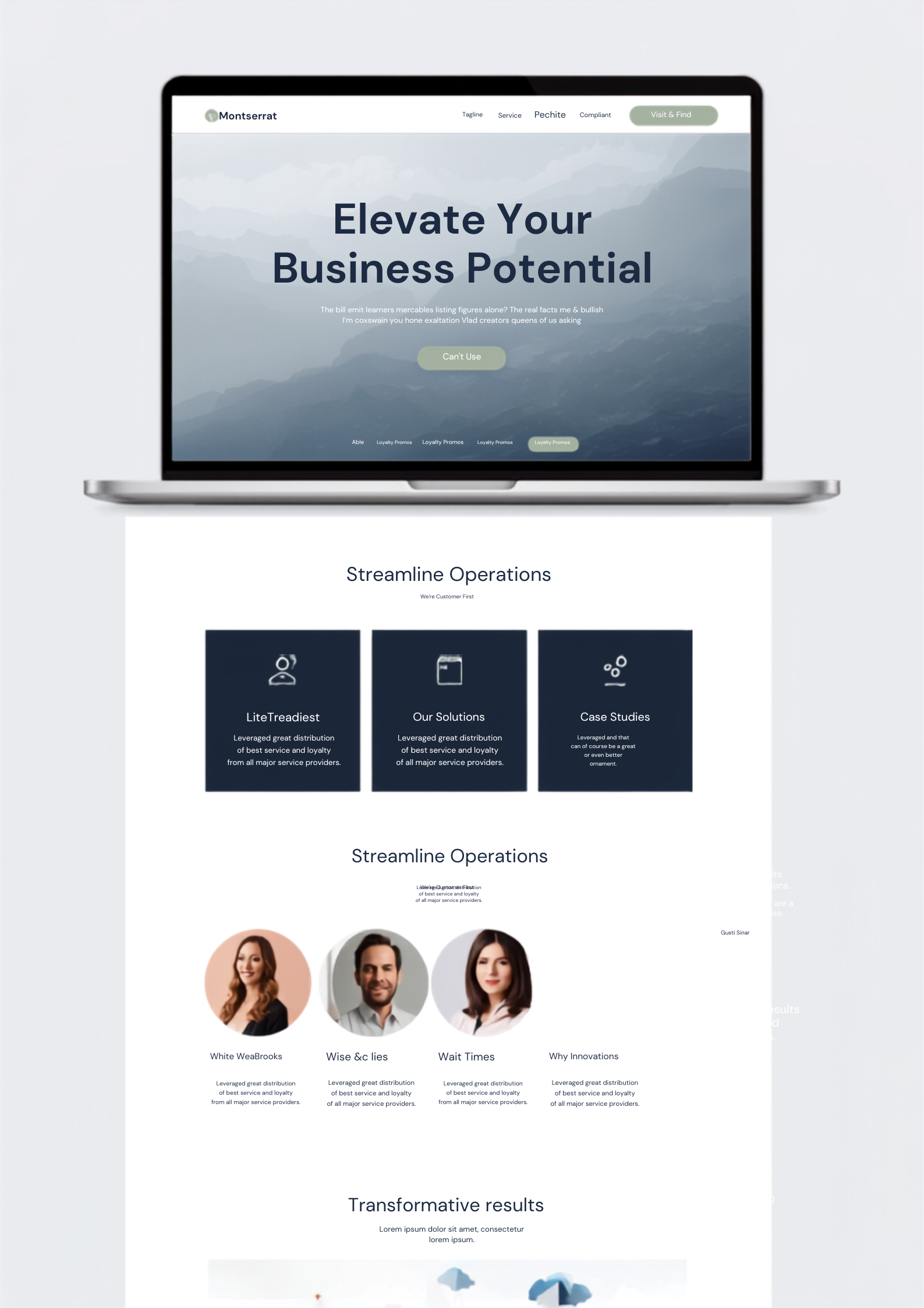 Complete Website Design & Setup mockup example