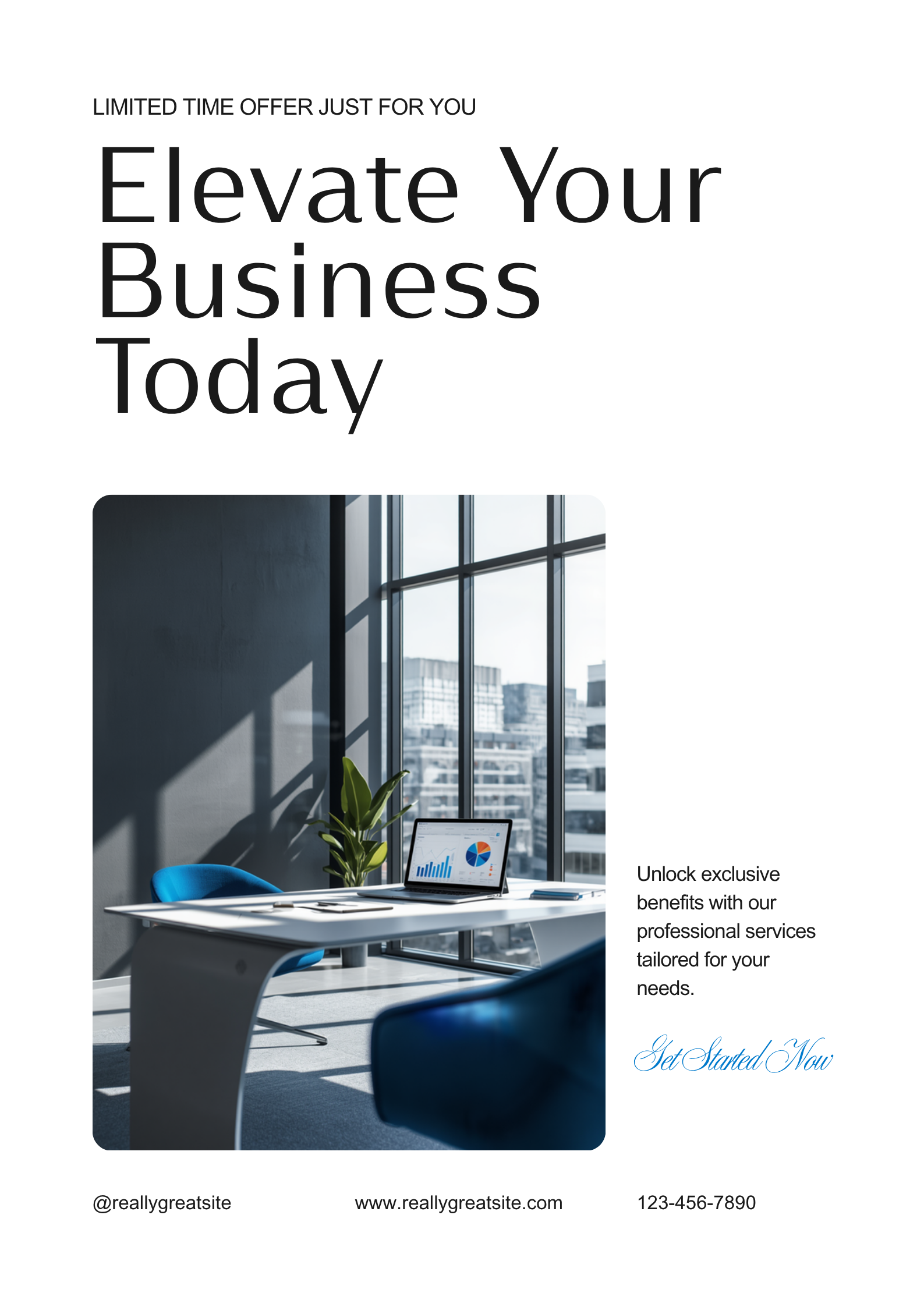 Landing Page Design mockup example