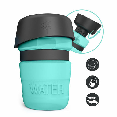 Portable Leak-Proof Dog Water Bottle for Travel & Outdoor Walks