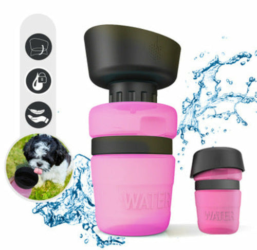 Portable Leak-Proof Dog Water Bottle for Travel & Outdoor Walks