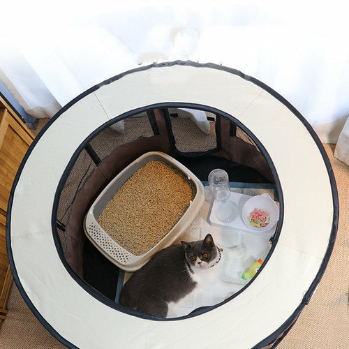 Portable Foldable Pet Playpen & Oxford Cloth Exercise Tent for Dogs & Cats