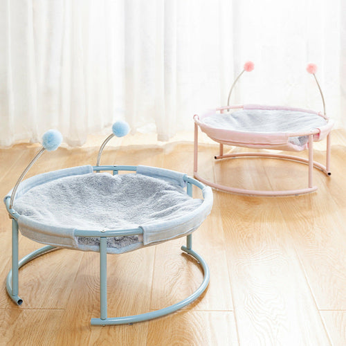 Elevated Cat Hammock Bed & Cozy Soft Kitten Lounge Mattress