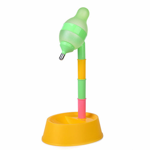 Adjustable Height Elevated Pet Water Dispenser & Food Bowl Stand