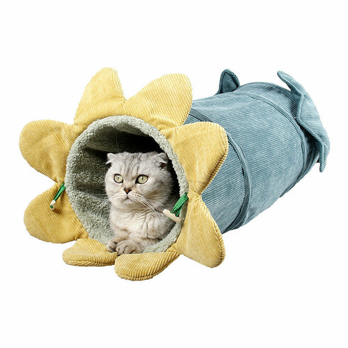 Creative Fruit Design Interactive Cat Tunnel & Play Toy