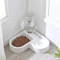 2-in-1 Automatic Pet Water Fountain & Anti-Spill Food Bowl Set