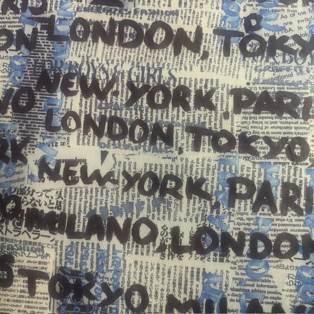 Newspaper Print Fabric: 4-Way Stretch Polyester Spandex Tricot Mesh | Spandex Palace