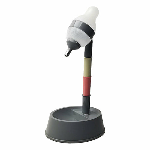 Adjustable Height Elevated Pet Water Dispenser & Food Bowl Stand